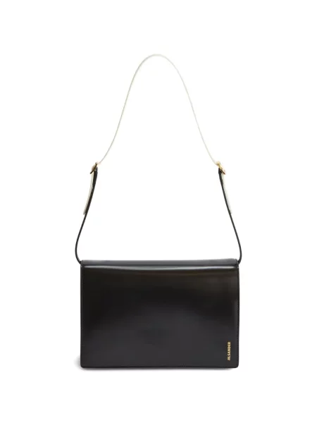 Geantă de mână Jil Sander din piele mini negru