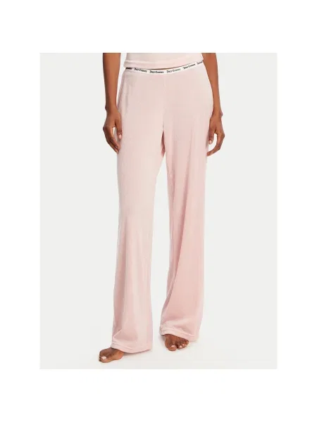 Juicy Couture Pizsama nadrág Vicky Flare Fit rózsaszín