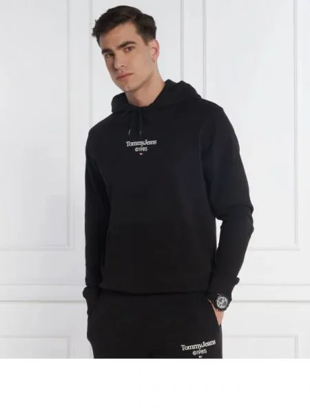 Tommy Jeans Hanorac negru