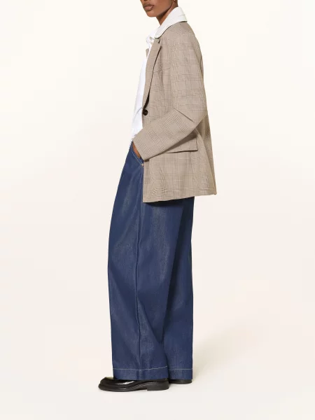 Claudie Pierlot Jeansy Straight blau niebieskie