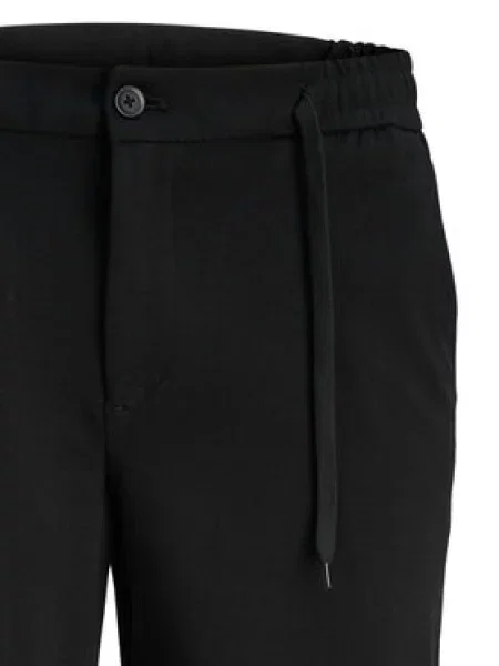 Šortky z materiálu Jack & Jones černé