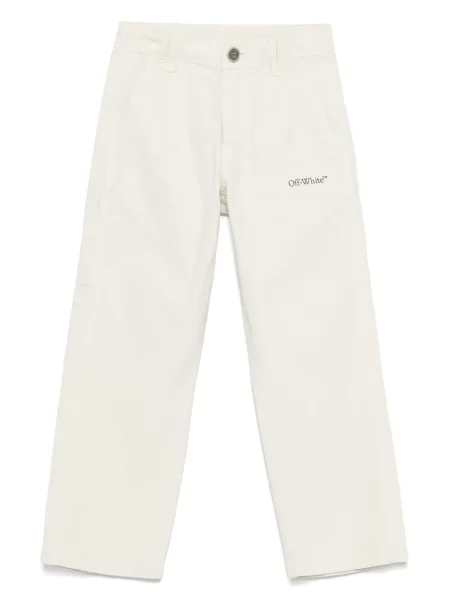 Spodnie dziecięce Off-white białe