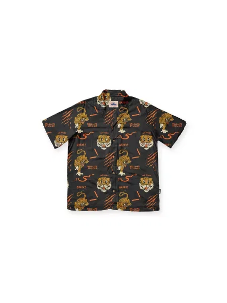 The Dudes Wildlife Studies Hawaiian Shirt Mężczyźni Koszula The Dudes Wielobarwny Size: M czarna
