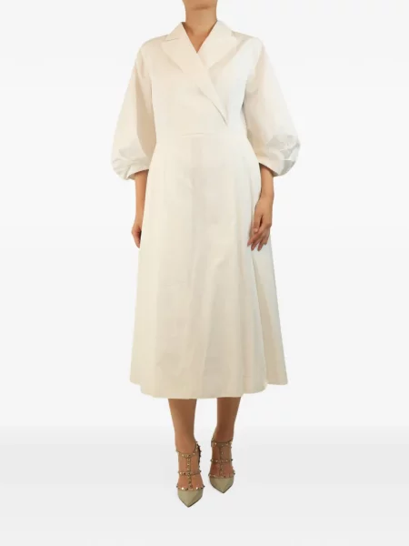 Rochie midi Emilia Wickstead alb