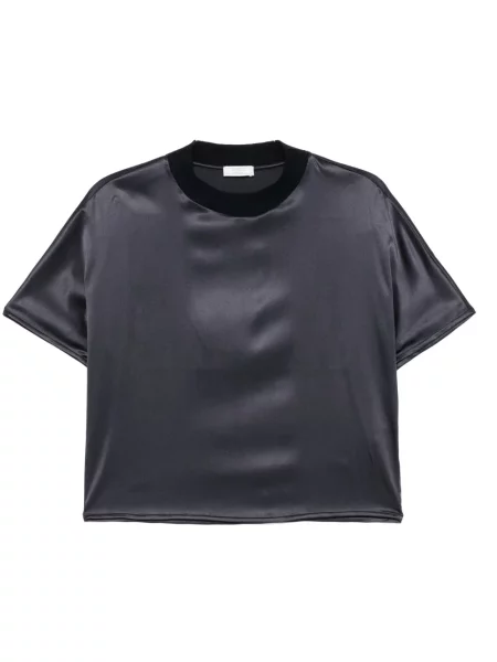 Bluză Peserico din satin albastru