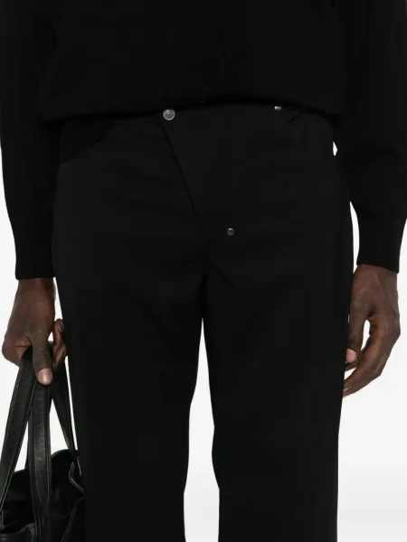 Pantaloni Kiko Kostadinov cu tepi negru