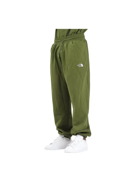 Spodnie The North Face Essential Relaxed Straight oliwkowe S zielone
