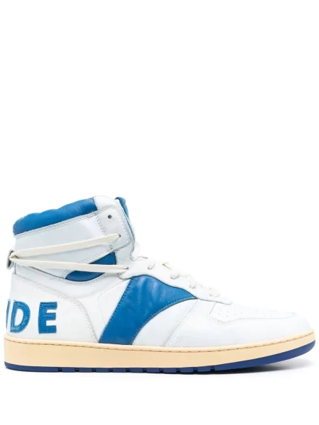 Sneakerși Rhude din piele alb