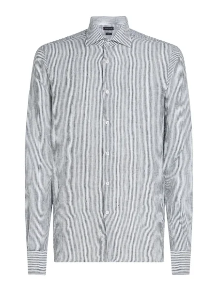 TOMMY HILFIGER Košile černá bílá