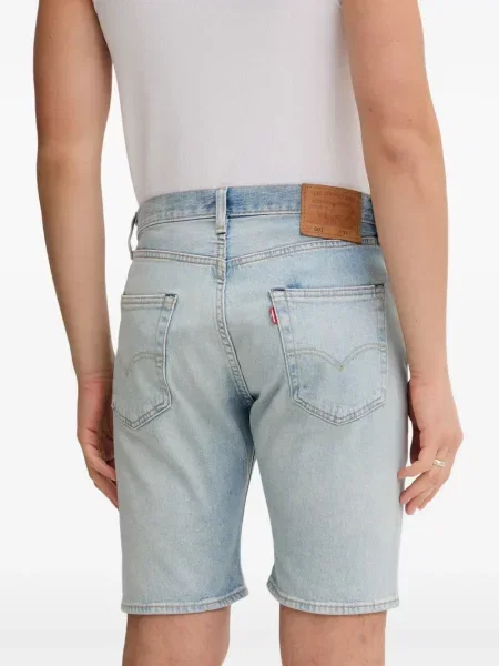 Scurt pantaloni scurți Levi's® cu broderie cu dungi alb