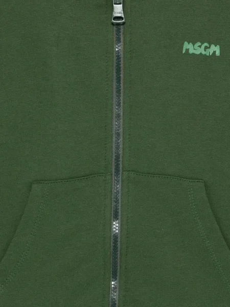 Bluza z kapturem dziecięca Msgm zielona