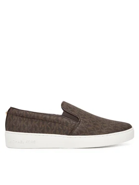 MICHAEL Michael Kors Teniși Keaton Slip On maro