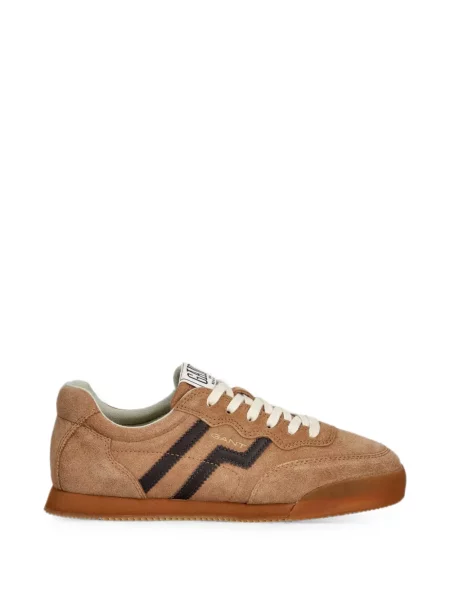 Sneakerși Gant din piele de căprioară cu autograf maro