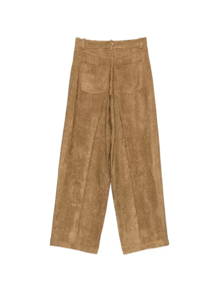 Cu centură pantaloni Alysi de catifea cord