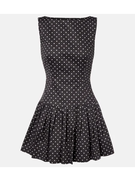 Rochie Same cu buline din poplin negru