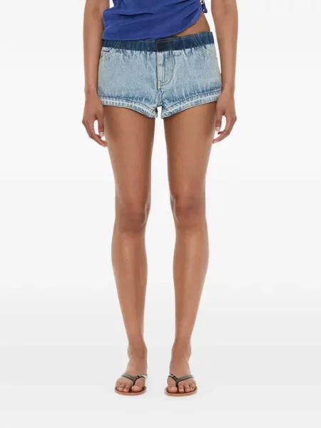 Pantaloni scurți din denim Christopher Esber albastru