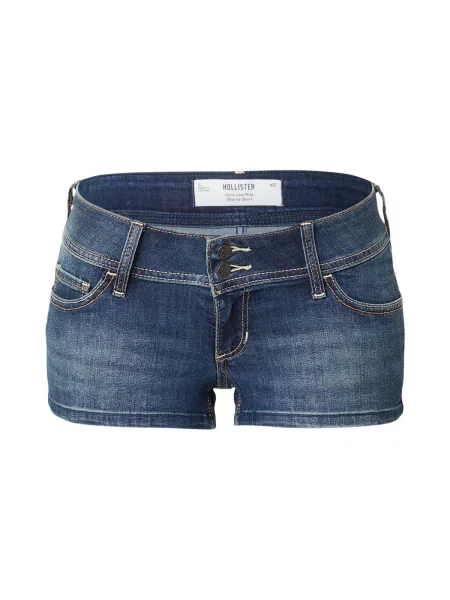 HOLLISTER Jeans denim albastru