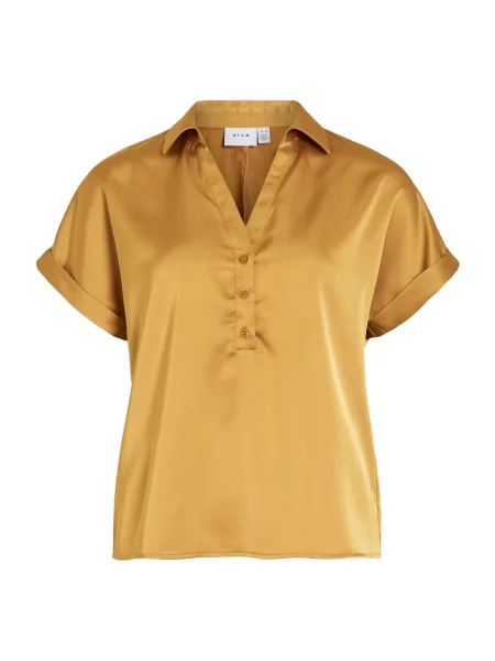 VILA Bluză VIENNA RAVENNA șofran galben
