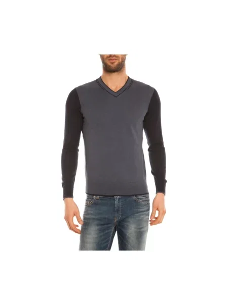 Sweter Armani Jeans szary