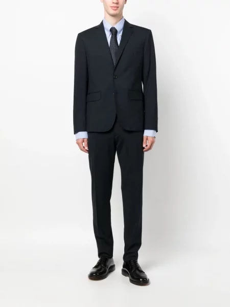 Oblekový jednořadý oblek Dsquared2 modrý