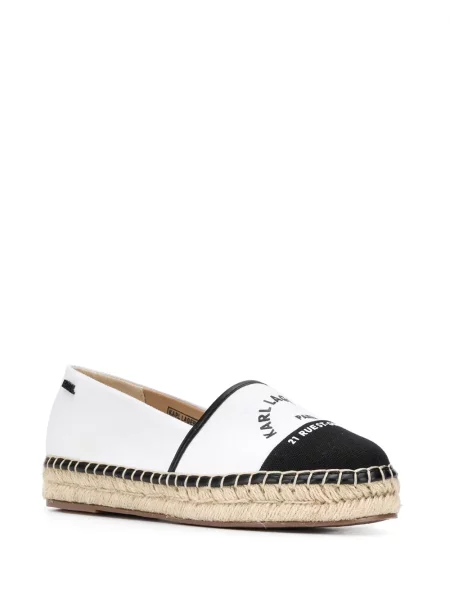 Espadrile Karl Lagerfeld alb