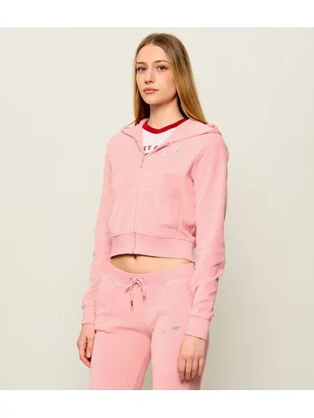 Sporty&Rich Hanorac Sporty & Rich x Juicy Couture | Cropped Fit roz