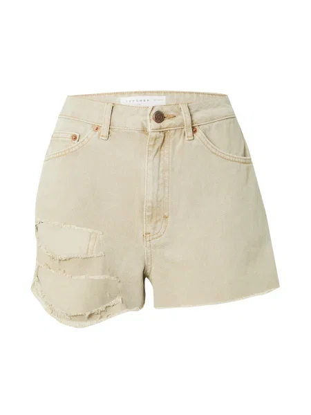TOPSHOP Džíny písková