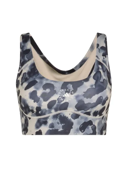 ADIDAS BY STELLA MCCARTNEY Sportski grudnjak Power Impact ecru/prljavo / noćno plava / golublje plava bijela