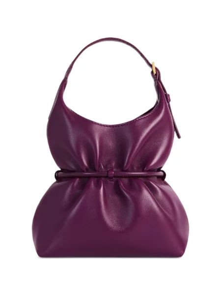 Geantă Balmain din piele violet