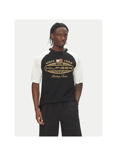 Tommy Hilfiger Póló F1 Movie Regular Fit fekete