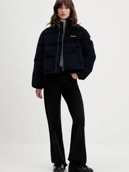 Вельветова куртка Guess Jeans зимова синій