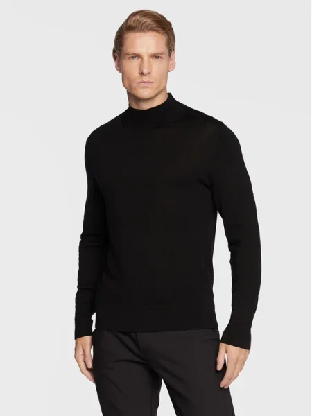 Pulover Calvin Klein de lână negru