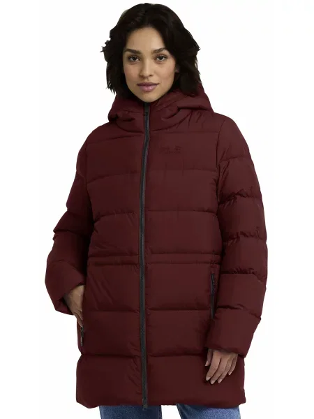 Пуховик Jack Wolfskin Frozen бордовий
