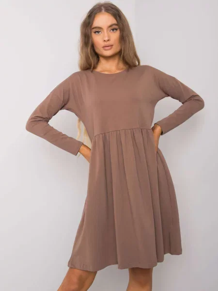 Rochie Fashionhunters de costum maro