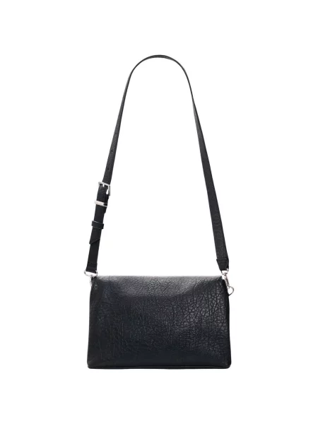 Crossbody táska Desigual autogrammal fekete