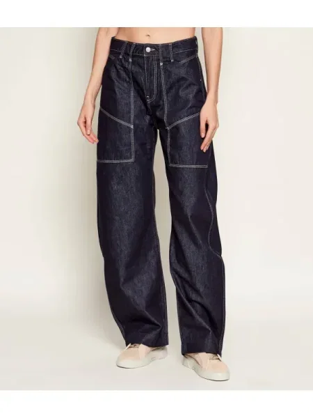 BOSS ORANGE Blugi C_CARGO BALLOON | Relaxed fit portocaliu