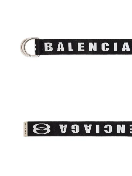 Curea Balenciaga cu autograf negru