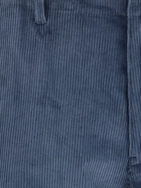 Pantaloni Etro de catifea cord albastru