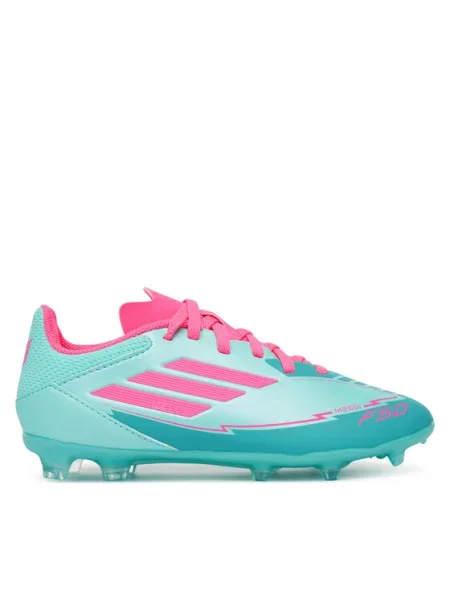 Adidas Ghete pentru fotbal League Messi Firm/Multi-Ground Turcoaz