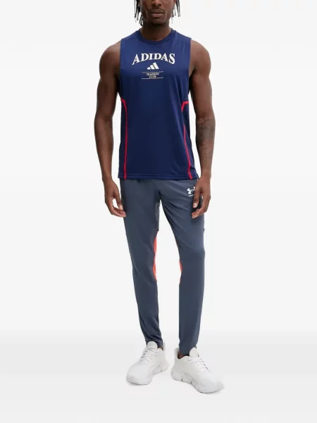 Futó nadrág Under Armour nyomtatás szürke