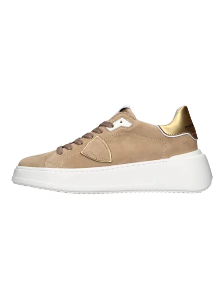 Sneakersy Philippe Model casual beżowe