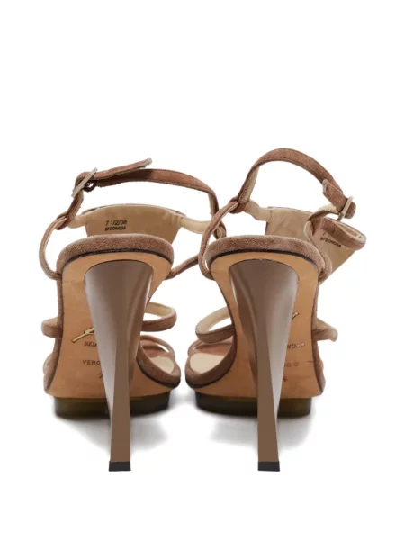 Sandale Brian Atwood din piele de căprioară maro
