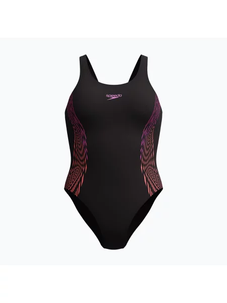 Costum de baie întreg pentru femei Speedo Placement Muscleback neon violet