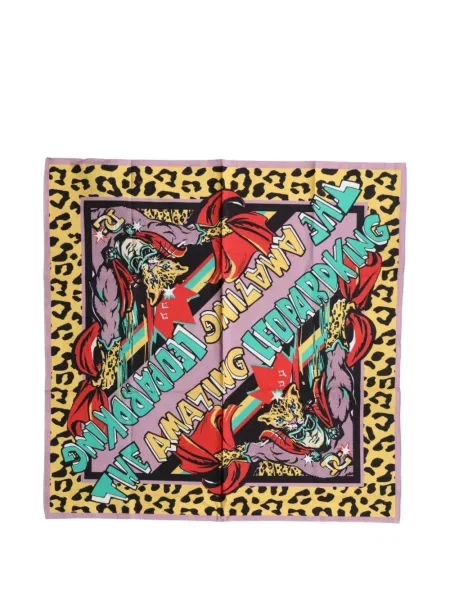 Šal Dolce & Gabbana s printom s leopard uzorkom žuta