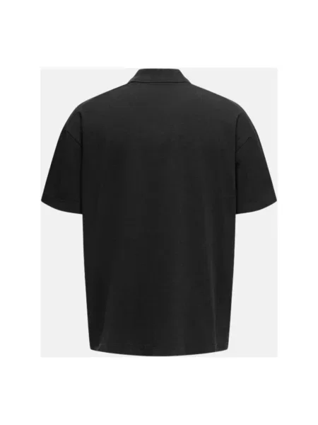 Koszulka polo Only & Sons czarna