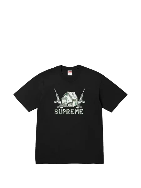 Tricou Supreme cu imagine negru