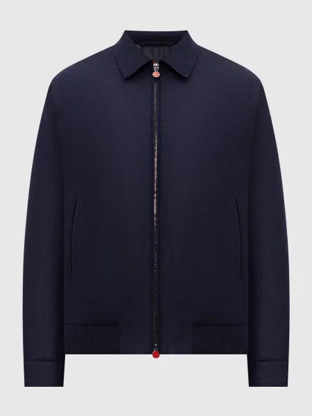Куртка з вовни Kiton синя