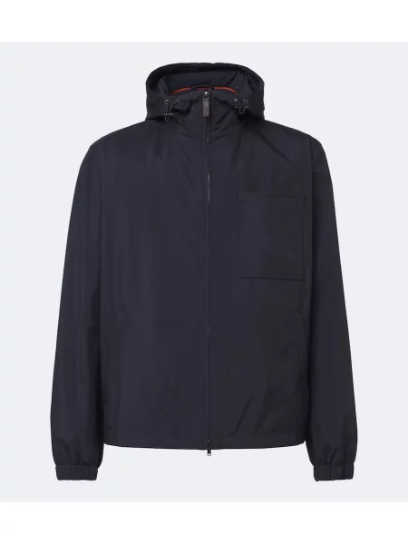 Pelerină de ploaie Tod's din piele albastru