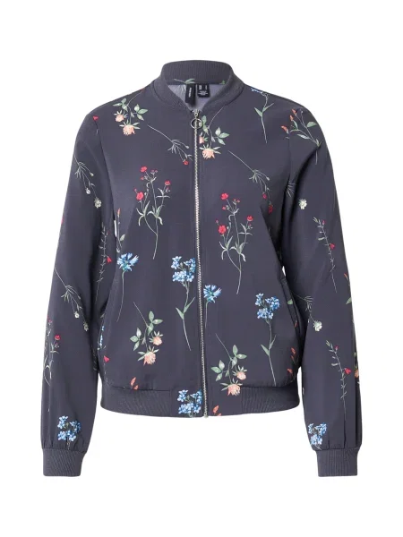 VERO MODA Prehodna jakna VMCOCO svetlo modra / antracit / svetlo zelena / svetlo rdeča