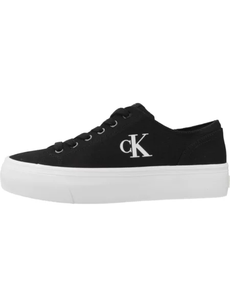 Calvin Klein Jeans Tenisówki Vulc Flatform Low Cv Mg czarny